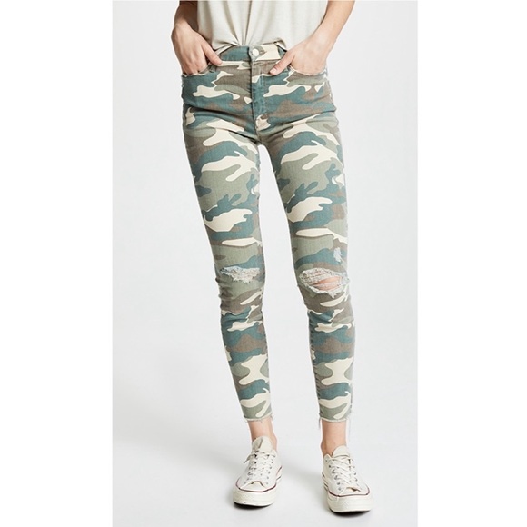 LAST SZ 28 HP🎉MOTHER NWT High Waisted Looker Camo - Picture 3 of 6